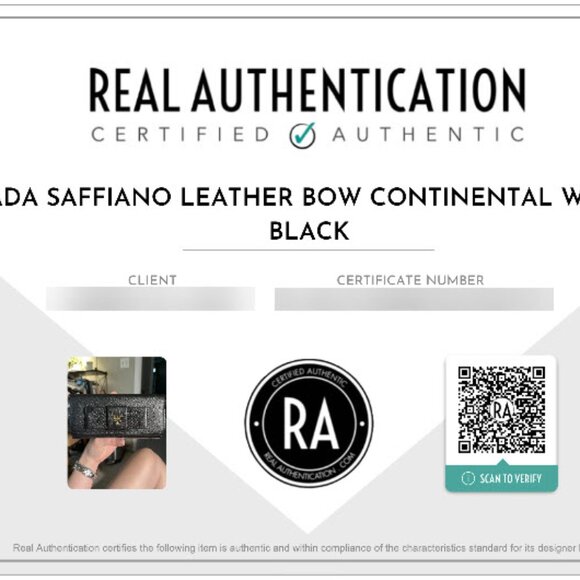 Prada Black Saffiano Fiocco Leather Bow Continental Wallet - Picture 17 of 17